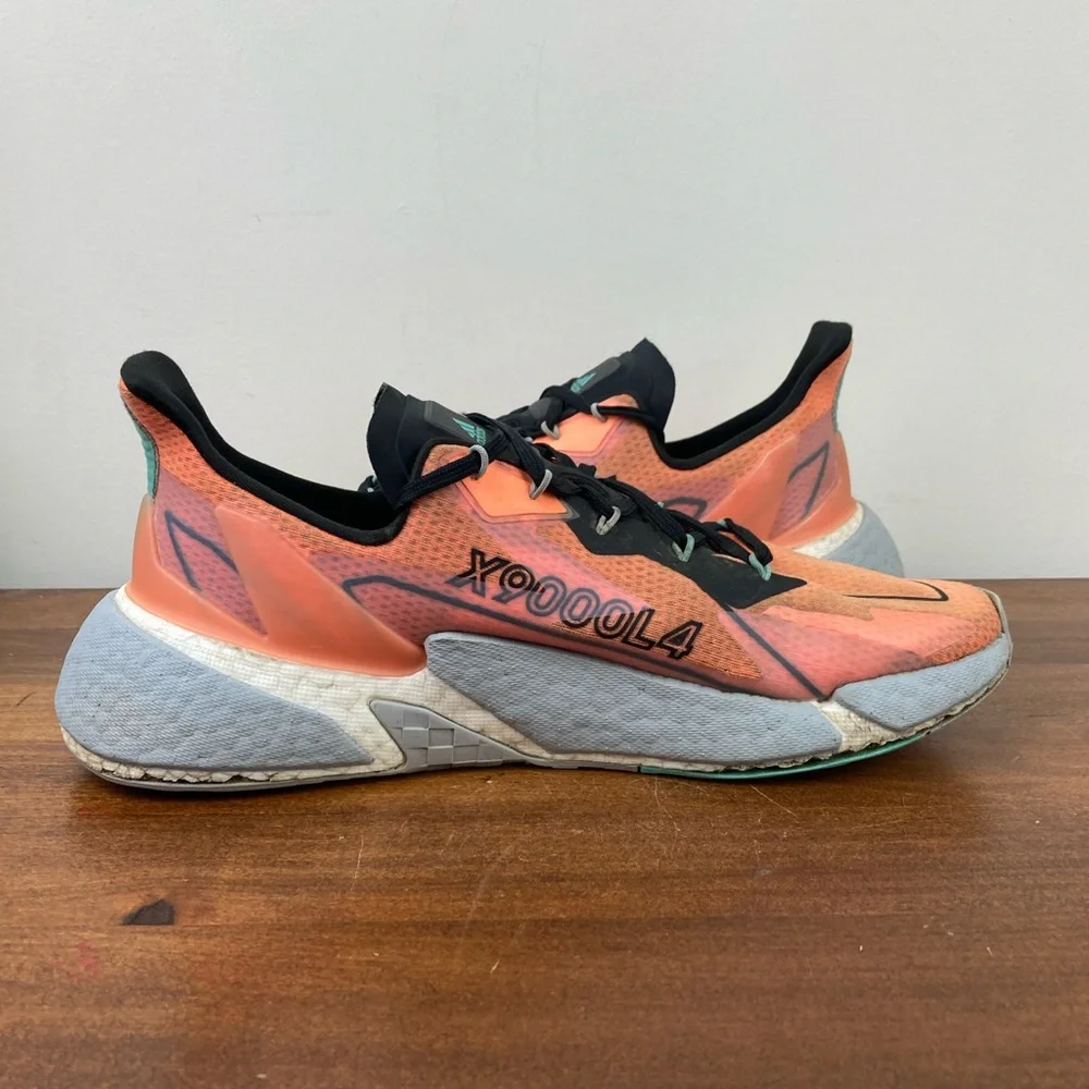 Adidas X9000L4 #FY1209 Orange Black Grey Color Size 8.5 Men’s Sneakers - Picture 7 of 13